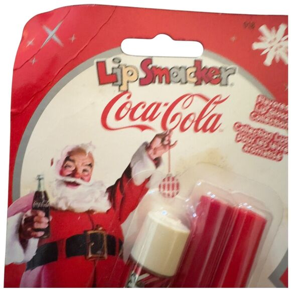 Vintage Bonnie Bell Lip Smackers Vanilla Coca Cola Christmas Set 2009 New - Picture 5 of 16